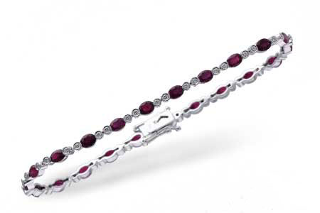 A201-90475: BRACELET 4.08 RUBY 4.55 TGW