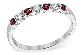 A203-71402: LDS WED RG .18 RUBY .28 TGW