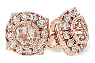 A206-40475: EARR .75 MORGANITE .98 TGW