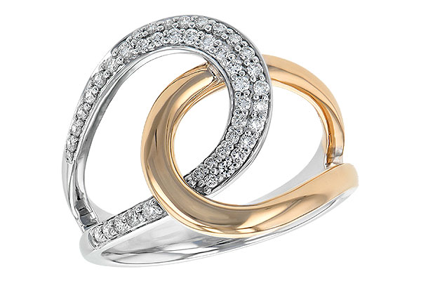 A207-35057: LDS DIA RG .25 TW (WG SHANK/ROSE TRIM)