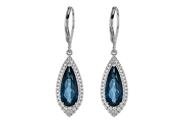 A208-19548: EARR 5.05 LONDON BLUE TOPAZ 5.42 TGW