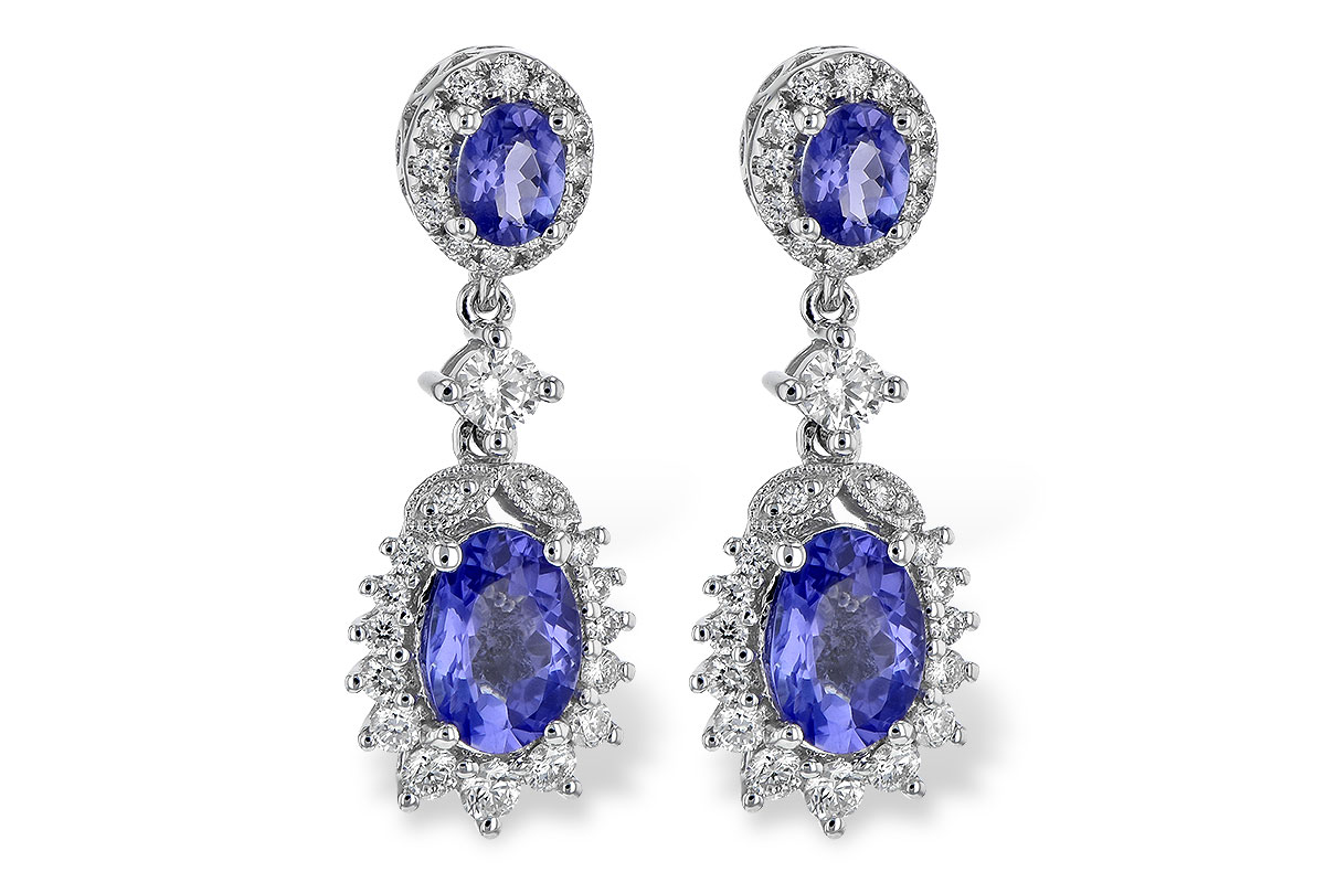 A208-24175: EARR 1.80 TW TANZANITE 2.33 TGW