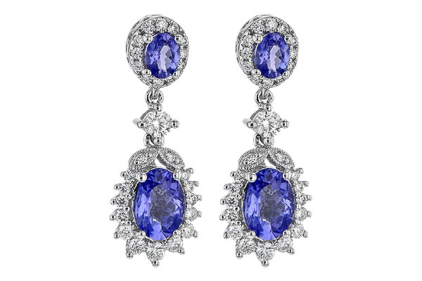 A208-24175: EARR 1.80 TW TANZANITE 2.33 TGW