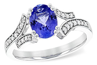 A208-25084: LDS RG 1.15 TANZANITE 1.30 TGW