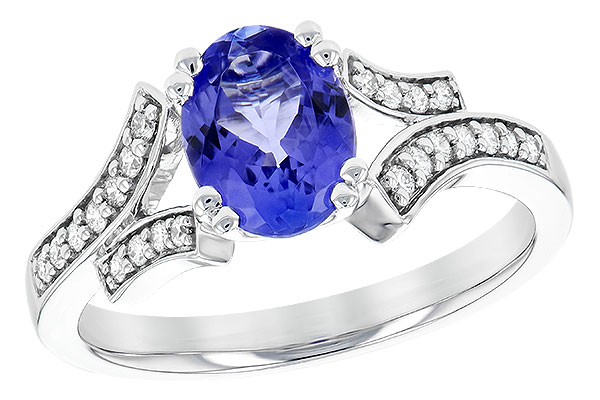 A208-25084: LDS RG 1.15 TANZANITE 1.30 TGW
