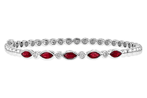 A208-25957: BANGLE 1.50 RUBY 1.63 TGW