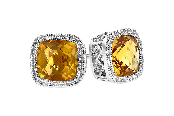 A290-91448: EARR 1.70 TW CITRINE
