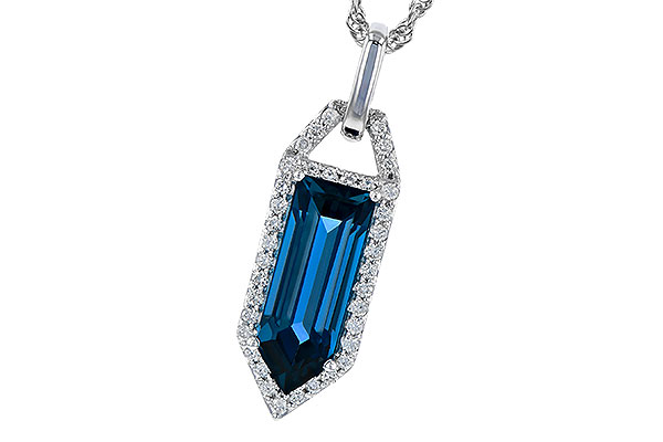A290-93184: NECK 2.95 LONDON BLUE TOPAZ 3.12 TGW