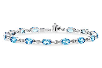 A291-82275: BRACELET 7.80 SWISS BLUE TOPAZ 7.96 TGW