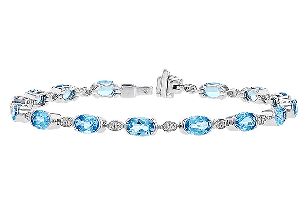 A291-82275: BRACELET 7.80 SWISS BLUE TOPAZ 7.96 TGW