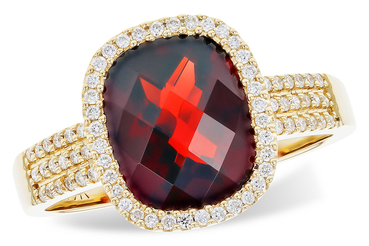 A291-84148: LDS RG 3.25 GARNET 3.43 TGW