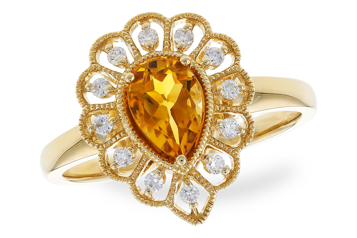 A291-85075: LDS RG .62 CITRINE .75 TGW (7x5MM CIT)