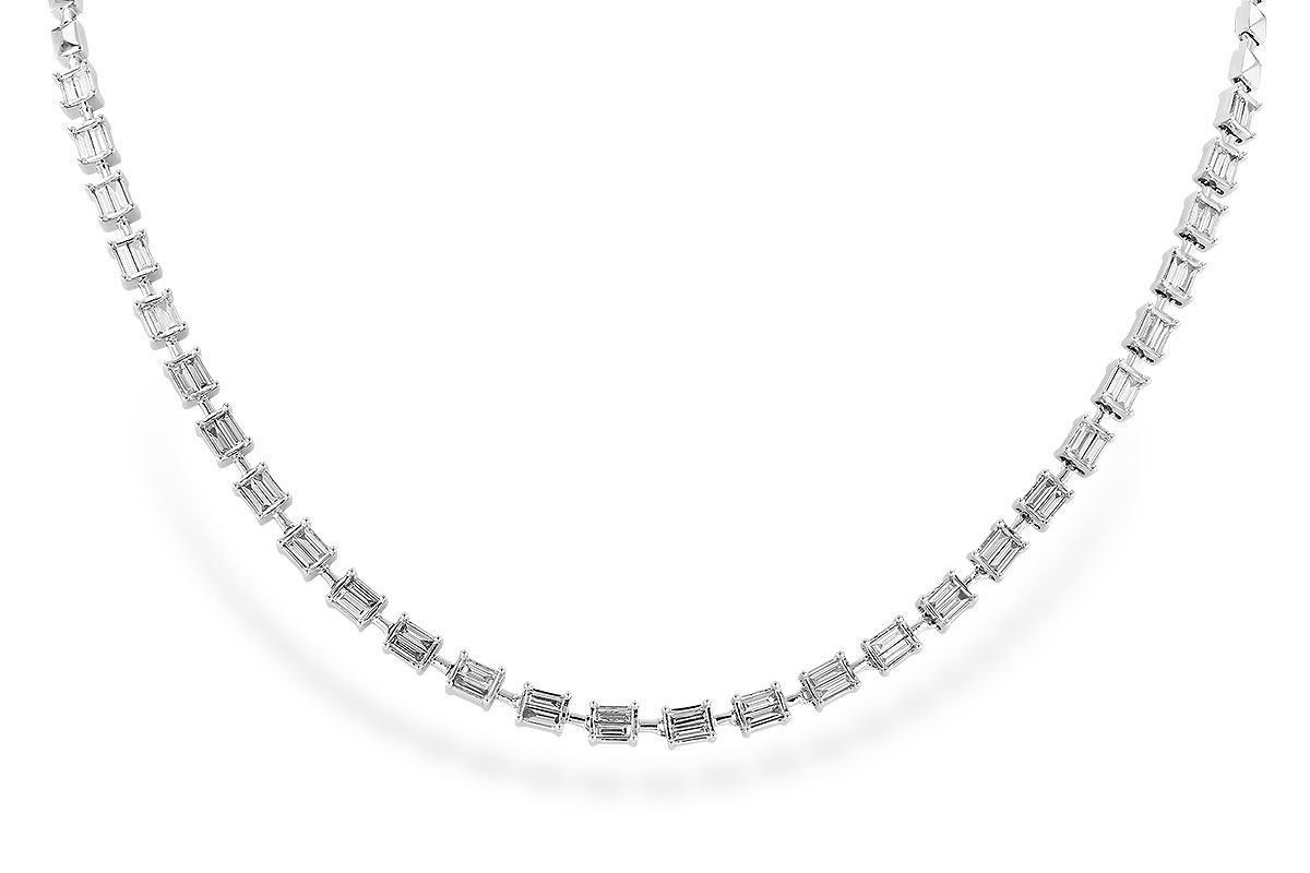 A291-85939: NECKLACE 2.02 TW BAGUETTE