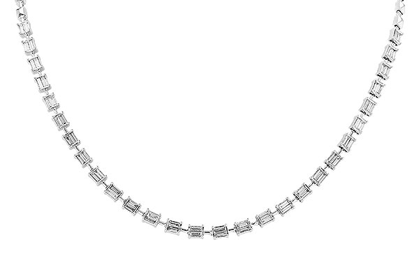 A291-85939: NECKLACE 2.02 TW BAGUETTE