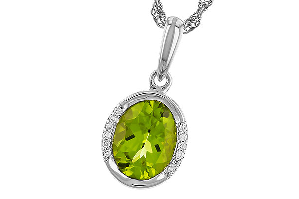 A291-85975: NECKLACE 1.72 TW PERIDOT 1.75 TGW (9x7 PER)