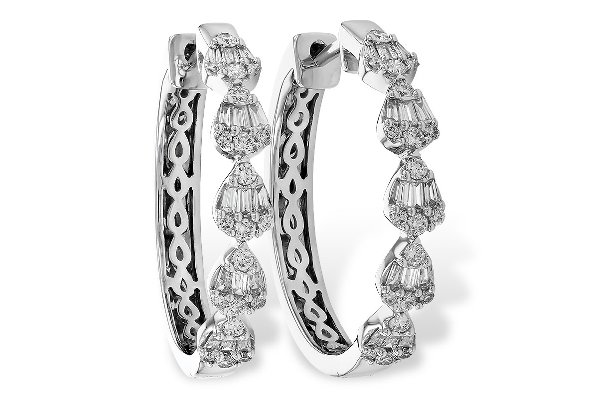 A291-88684: EARRINGS .20 BAG .47 TW