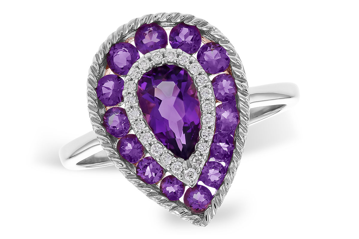 A291-89611: LDS RG 1.14 TW AMETHYST 1.22 TGW