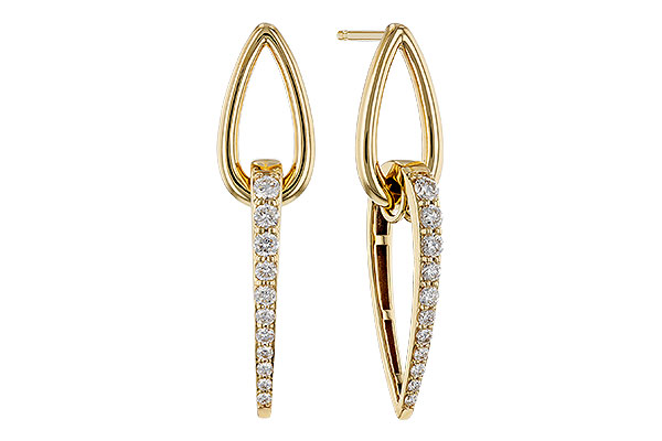 A292-74148: EARRINGS .75 TW