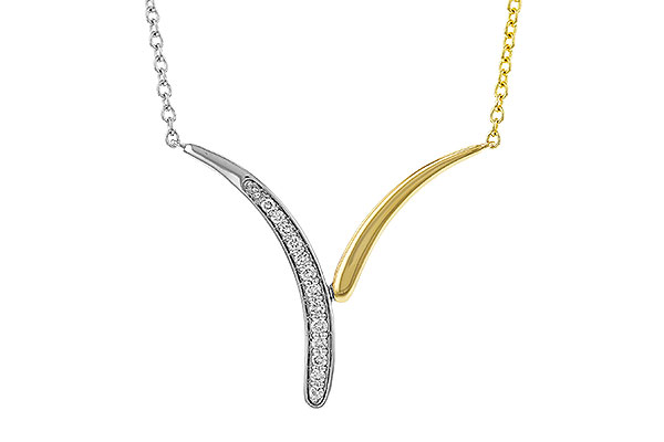 A292-77793: NECKLACE .12 TW (18")