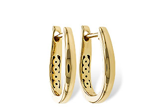 A292-78702: GOLD EARRINGS (15MM)