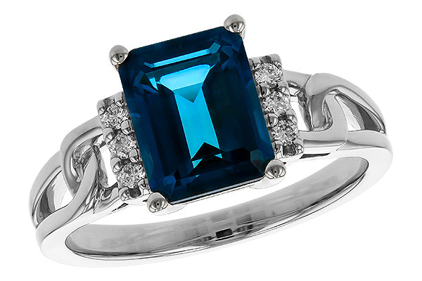 A292-79566: LDS RG 2.42 LONDON BLUE TOPAZ 2.50 TGW (9x7MM LBT)