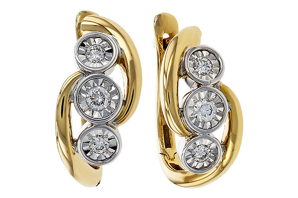 A292-80466: EARRINGS .25 TW