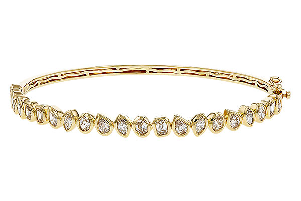 A292-80502: BANGLE 1.65 TW FANCY CUT DIAS