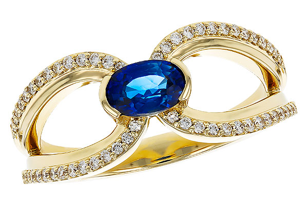 A293-64157: LDS RG .56 SAPPHIRE .75 TGW (6x4MM SA)