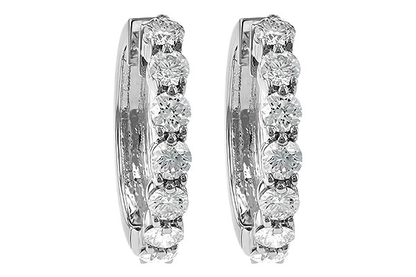 B019-12284: EARRINGS 2 CT TW