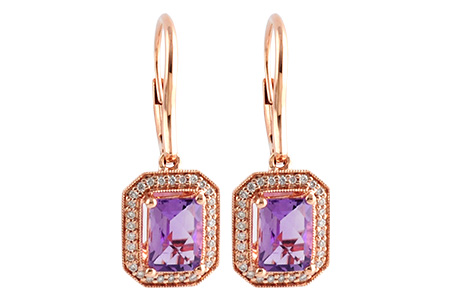 B205-47811: EARR 1.73 AMETHYST 1.89 TGW