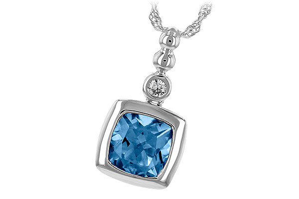 B207-32311: NECK 1.45 BLUE TOPAZ 1.49 TGW