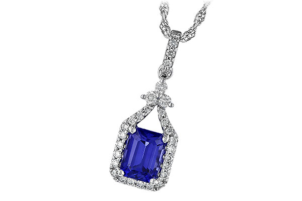 B208-18666: NECK 1.42 TANZANITE 1.72 TGW