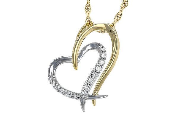 B208-21411: NECKLACE .15 TW