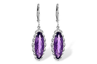 B208-25911: EARR 4.75 AMETHYST 4.90 TGW