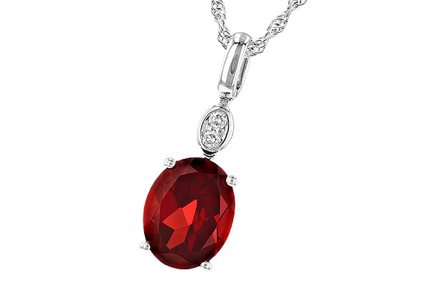 B208-25993: NECK 2.90 GARNET 2.93 TGW (10x8MM GAR)