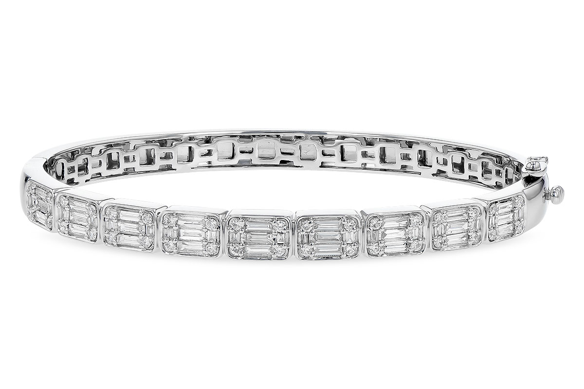B290-94148: BANGLE 1.25 TW BAGUETTES