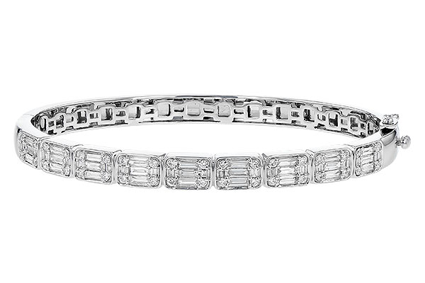 B290-94148: BANGLE 1.25 TW BAGUETTES