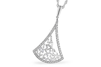B290-96848: NECKLACE .50 TW