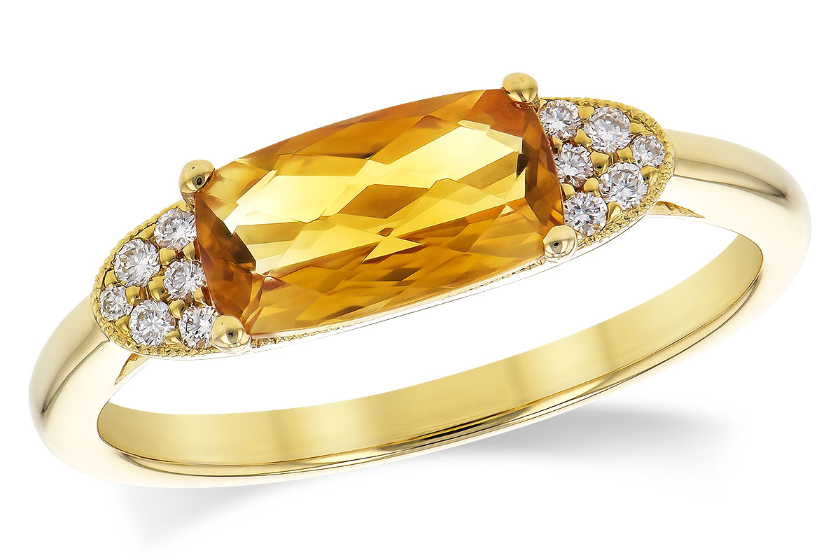 B290-98657: LDS RG 1.10 CITRINE 1.18 TGW