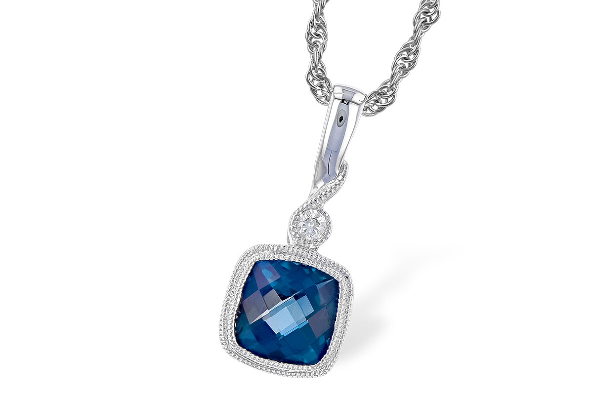 B291-82275: NECK 1.05 LONDON BLUE TOPAZ 1.07 TGW
