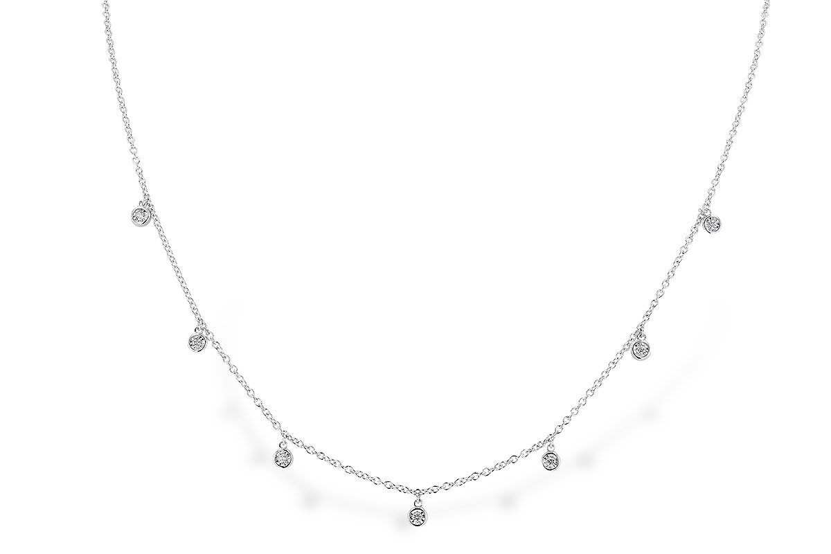 B291-83257: NECKLACE .12 TW (18")