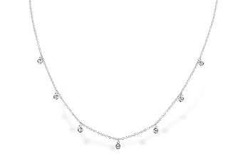 B291-83257: NECKLACE .12 TW (18")