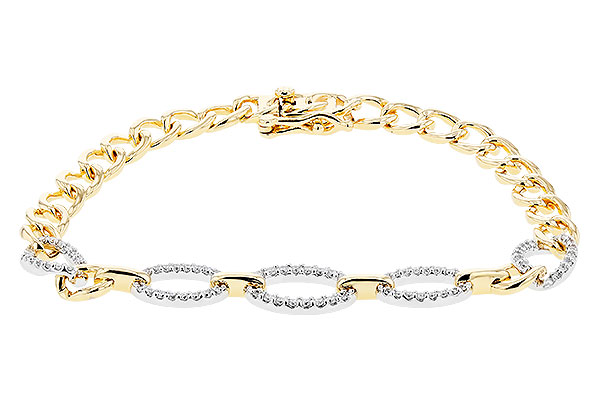 B291-84129: BRACELET .75 TW (INCLUDES BAR LINKS)