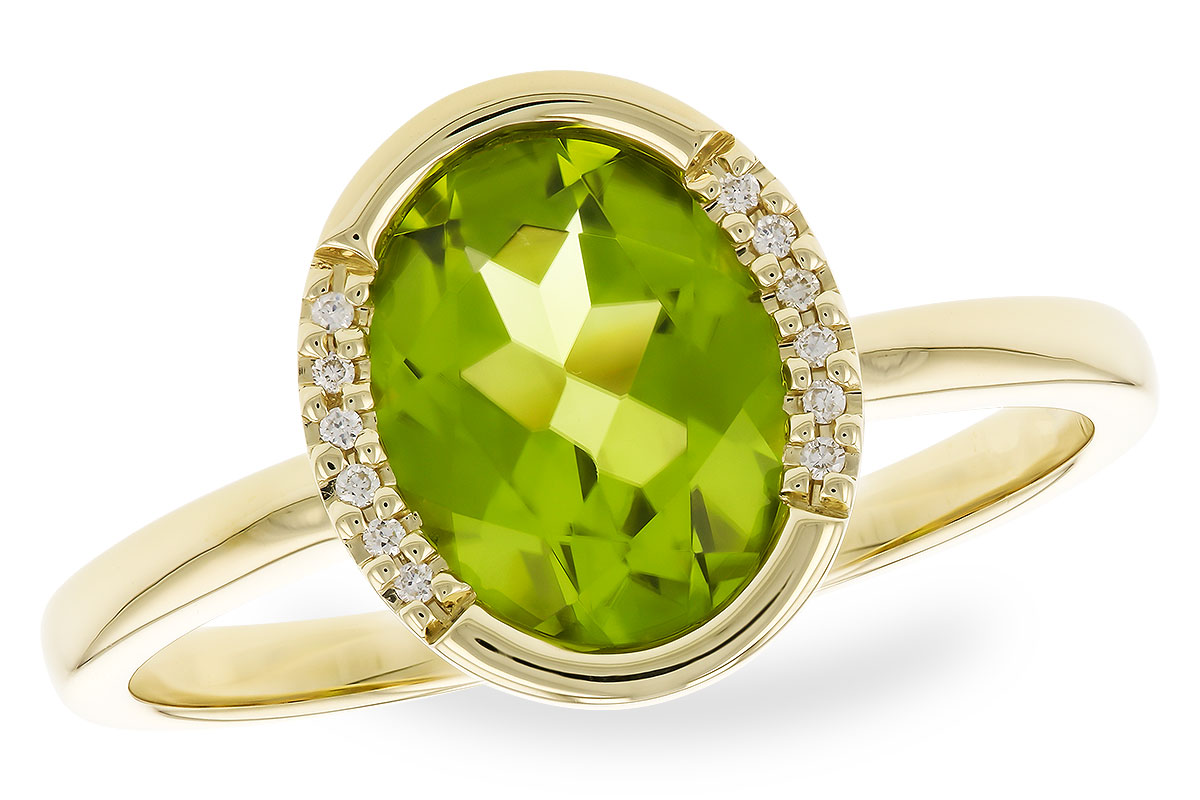 B291-85975: LDS RG 1.72 TW PERIDOT 1.75 TGW (9x7 PER)