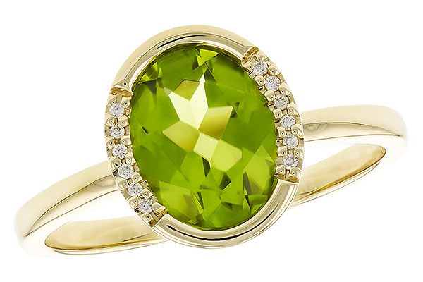 B291-85975: LDS RG 1.72 TW PERIDOT 1.75 TGW (9x7 PER)