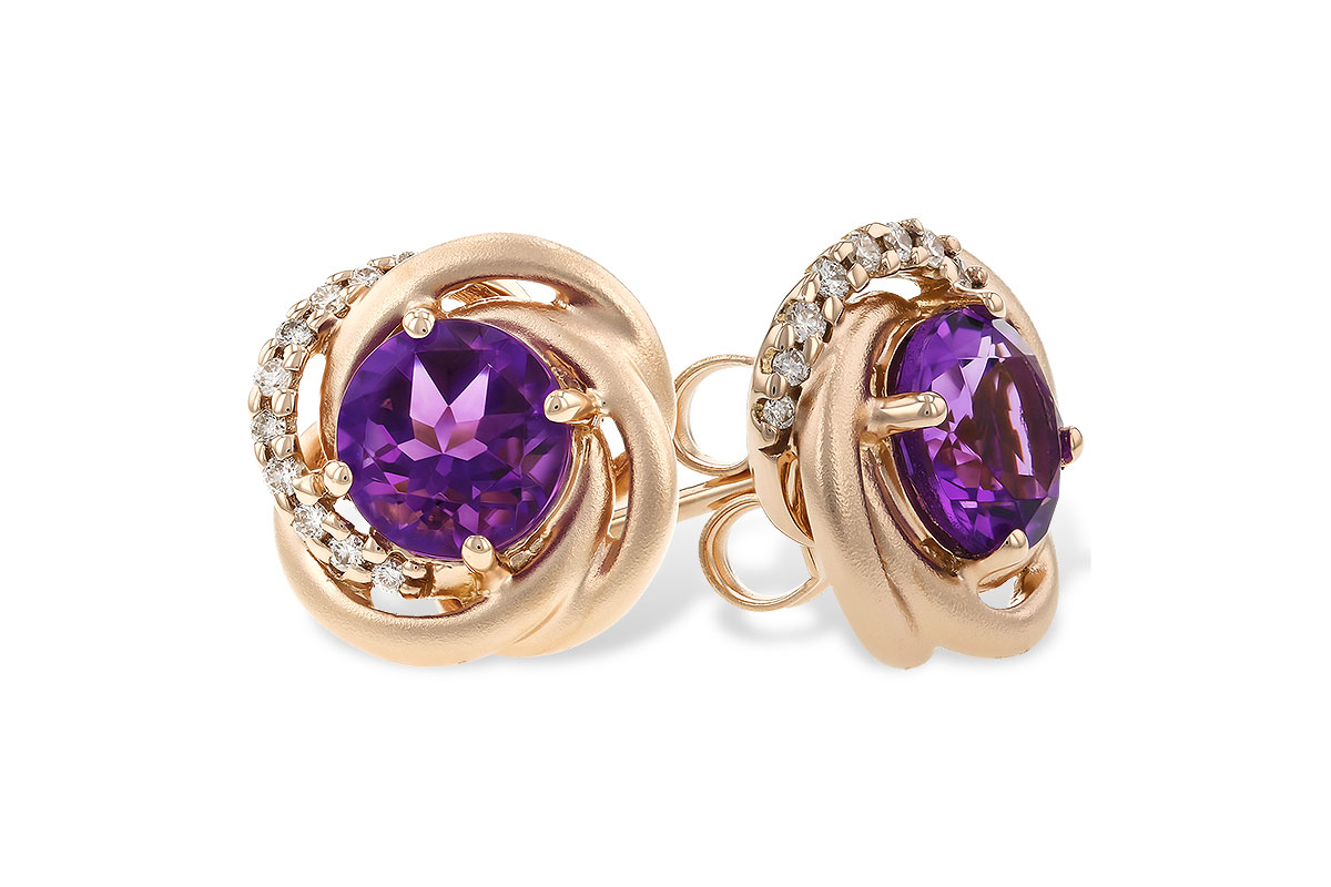 B291-85993: EARR 1.35 TW AMETHYST 1.44 TGW