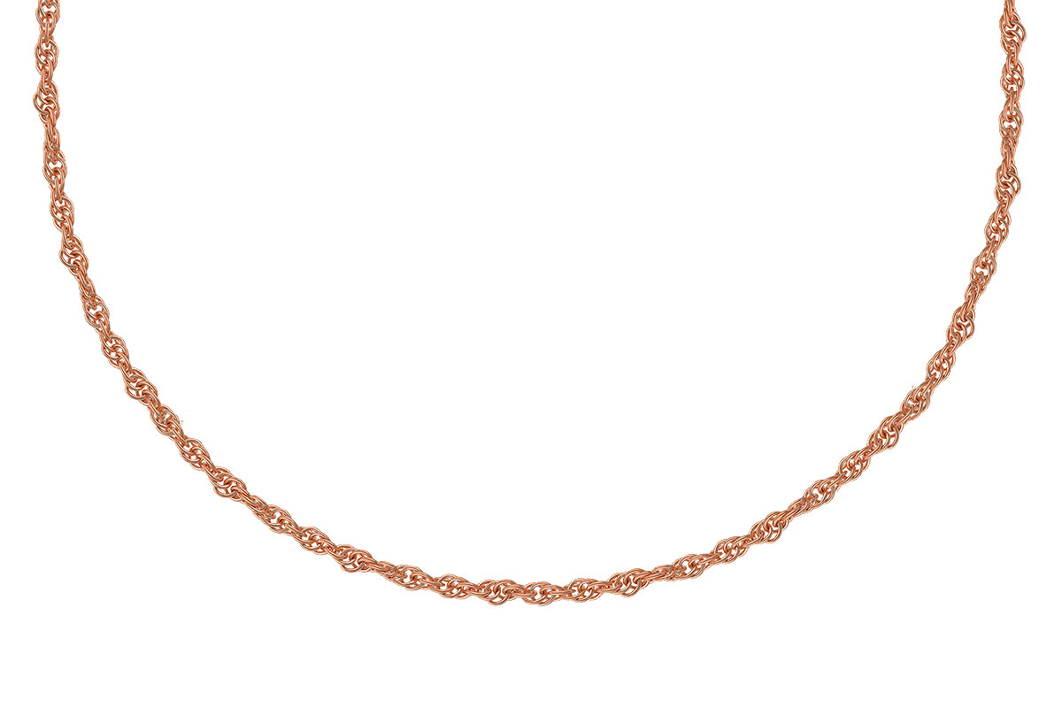B291-87811: ROPE CHAIN (8IN, 1.5MM, 14KT, LOBSTER CLASP)