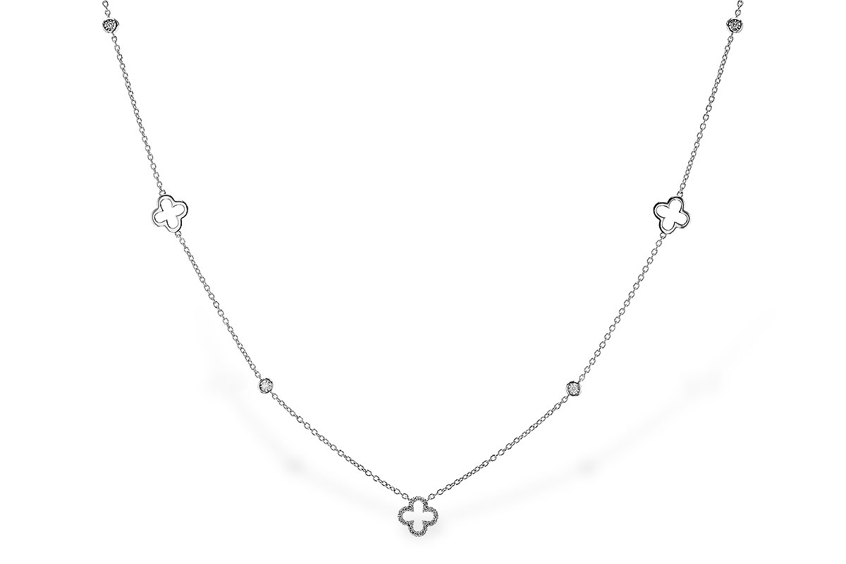 B292-75048: NECKLACE .20 TW (18")