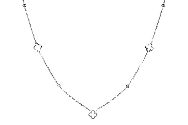 B292-75048: NECKLACE .20 TW (18")