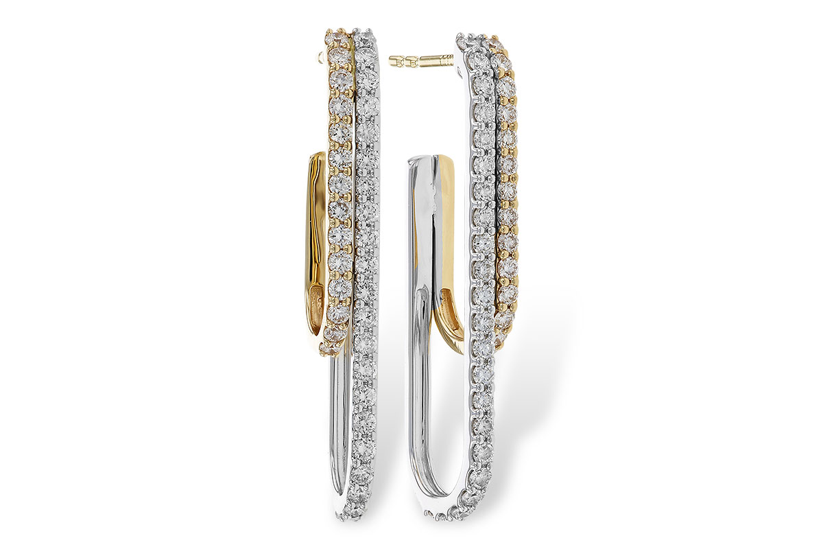 B292-75920: EARRING .98 TW